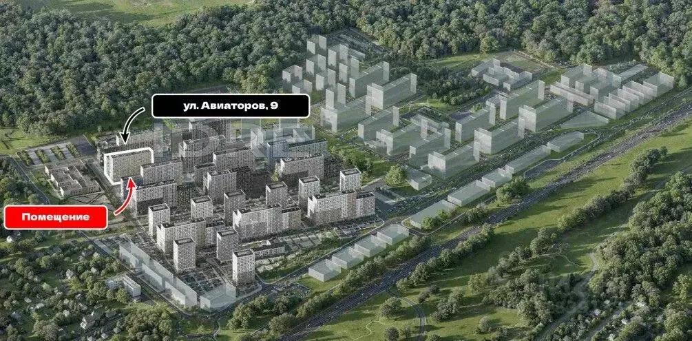 Торговая площадь в Московская область, Ленинский городской округ, д. ... - Фото 1