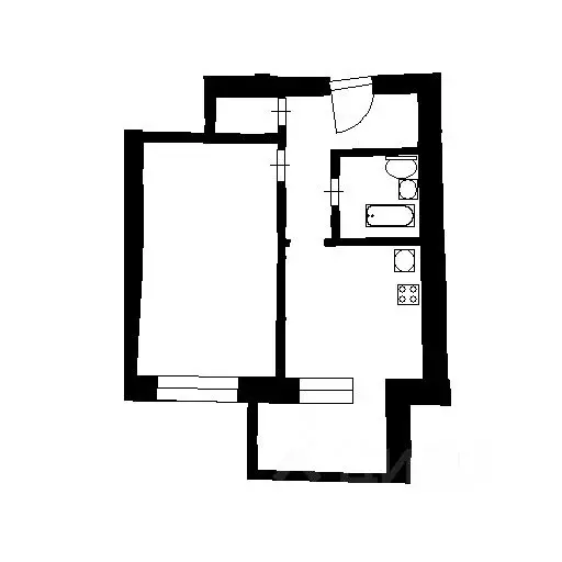 1-к кв. Башкортостан, Уфа Владивостокская ул., 12 (36.0 м) - Фото 2