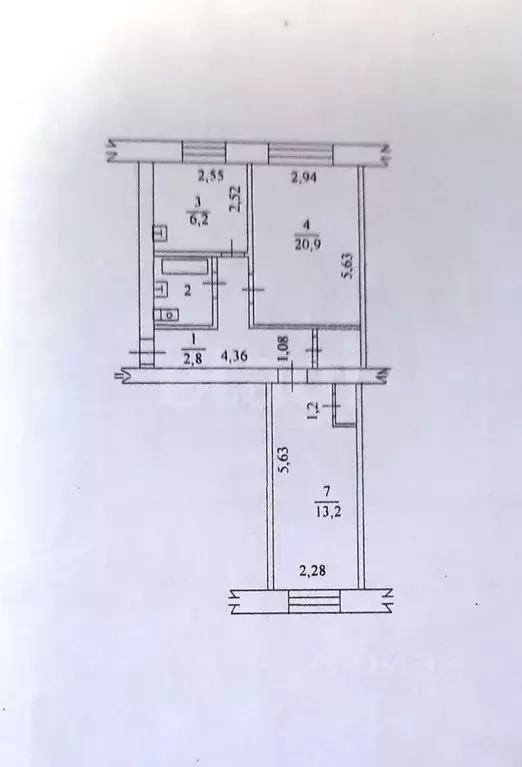 2-к кв. Владимирская область, Судогда Коммунистическая ул., 2 (43.3 м) - Фото 1