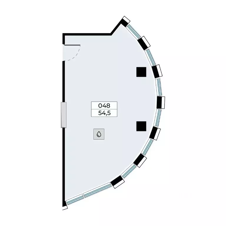 Офис в Ростовская область, Ростов-на-Дону Красноармейская ул., 16 (55 ... - Фото 1