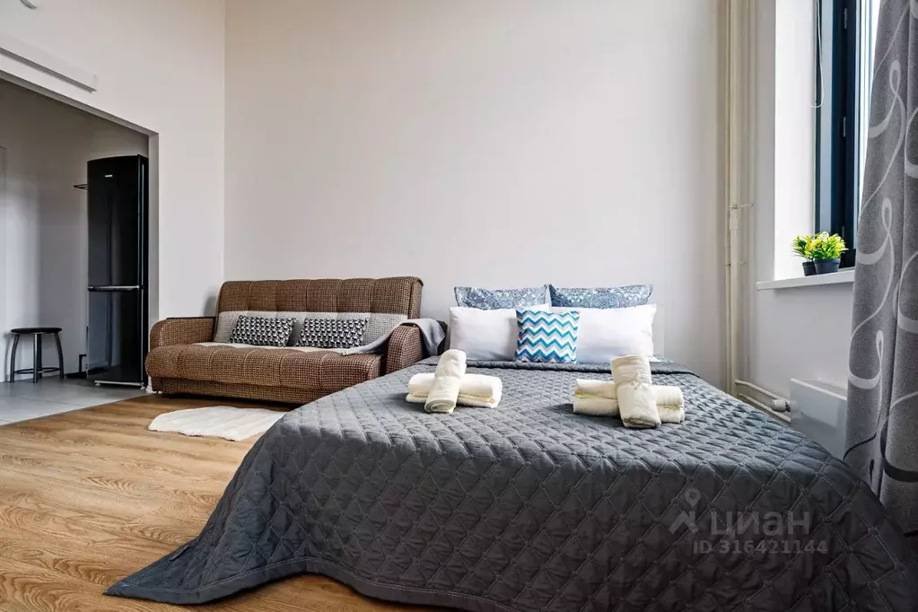 Студия Москва Люблинская ул., 72к3 (30.0 м) - Фото 1