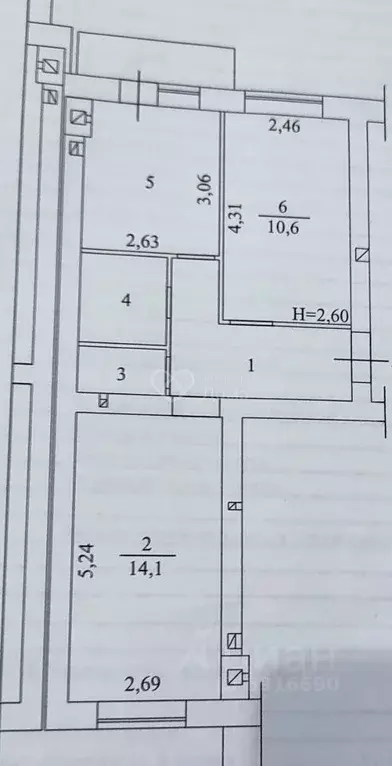 2-к кв. Волгоградская область, Волгоград ул. Химина, 8 (43.2 м) - Фото 2