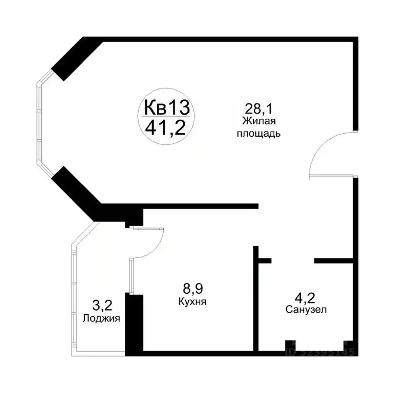1-к кв. Московская область, Рузский муниципальный округ, Тучково пгт ... - Фото 1