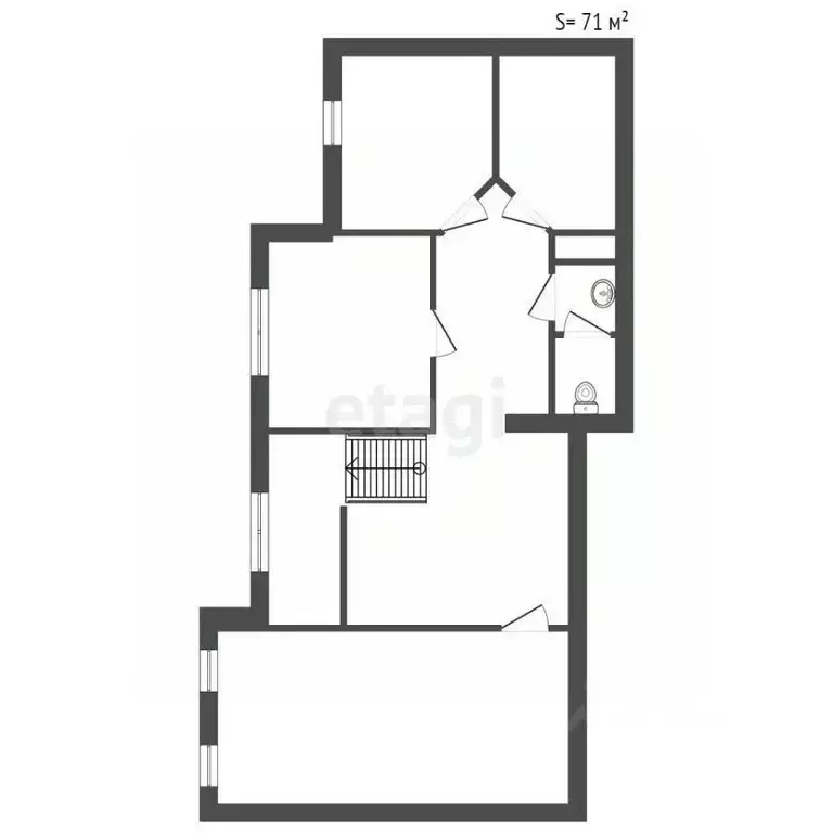 Торговая площадь в Санкт-Петербург Сиреневый бул., 23к2 (71 м) - Фото 1