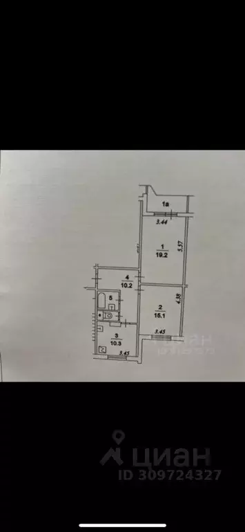 2-к кв. Москва Кировоградская ул., 19К1 (62.0 м) - Фото 1