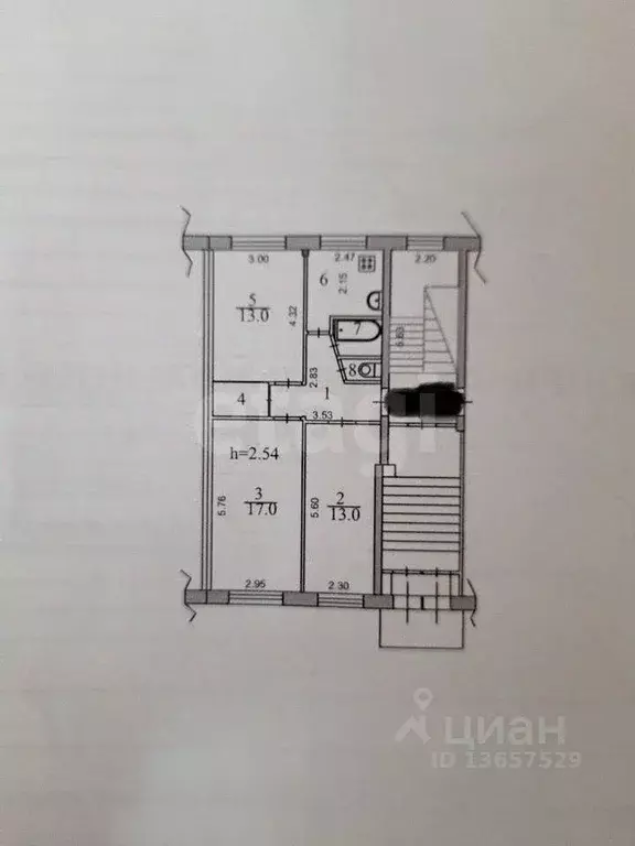 3-к кв. Иркутская область, Иркутск Юбилейный мкр, 43 (60.7 м) - Фото 2