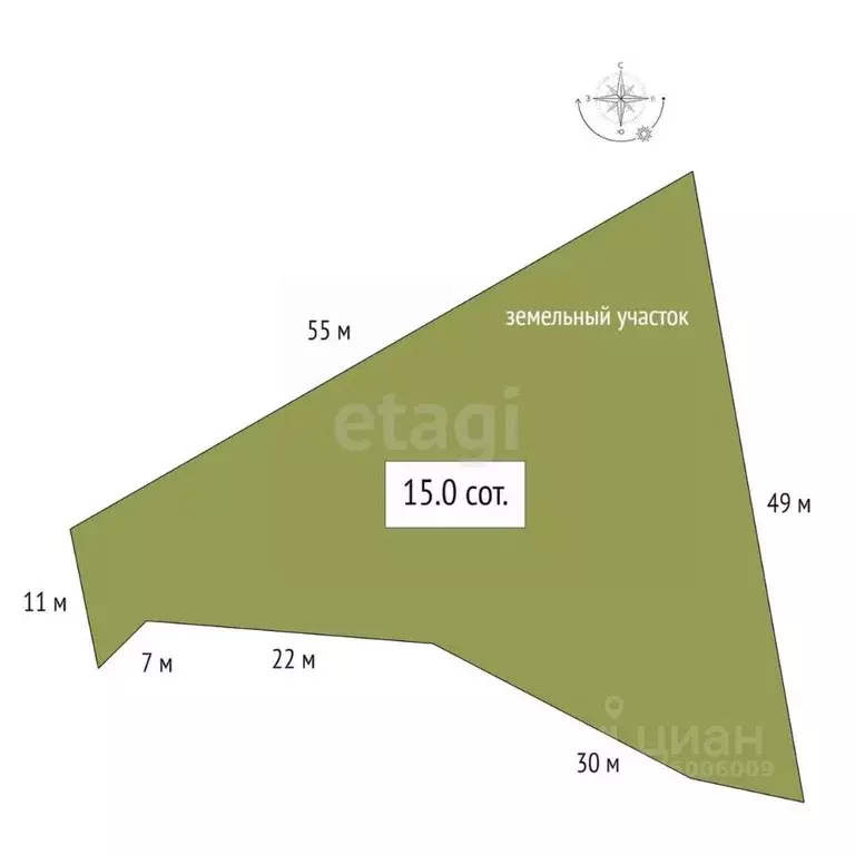 Участок в Алтай, Чемальский район, с. Чемал ул. Калинина, 1 (15.0 ... - Фото 2