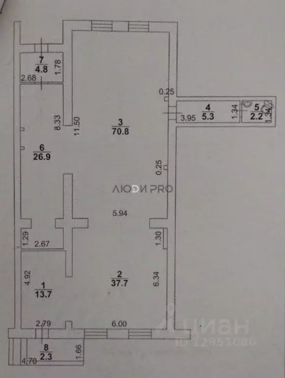 Торговая площадь в Саратовская область, Энгельс просп. Фридриха ... - Фото 2