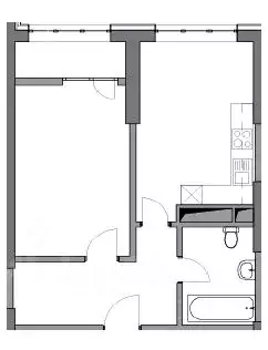 1-к кв. Чеченская республика, Шали Шалинский район, Ахмат жилой ... - Фото 1