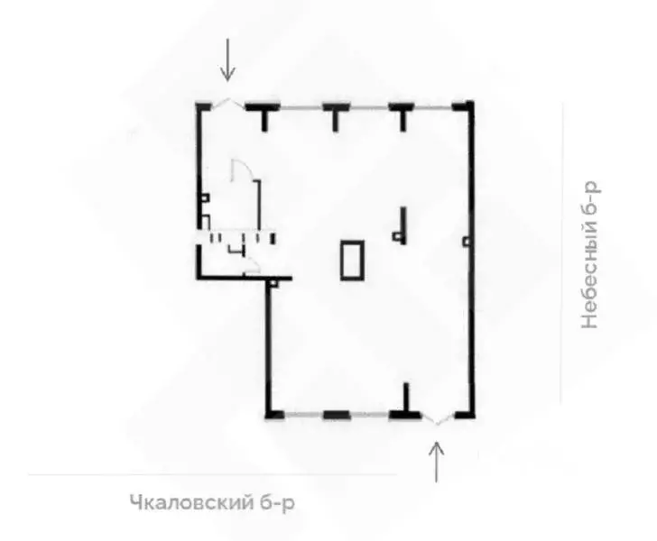 Помещение свободного назначения в Москва бул. Небесный, 1к1 (159 м) - Фото 1