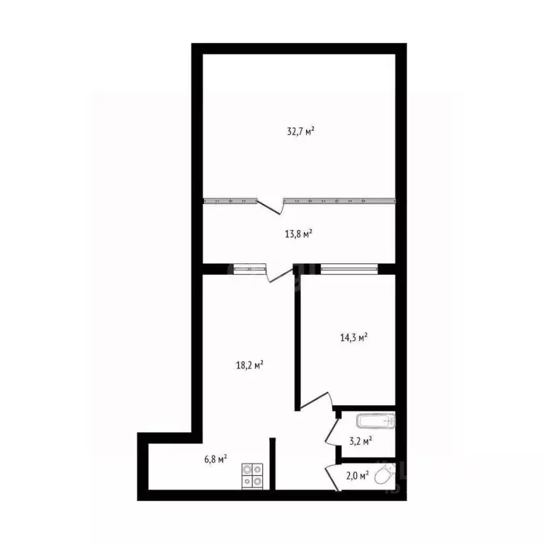 2-к кв. Краснодарский край, Краснодар ул. Ивана Беличенко, 97 (96.6 м) - Фото 0