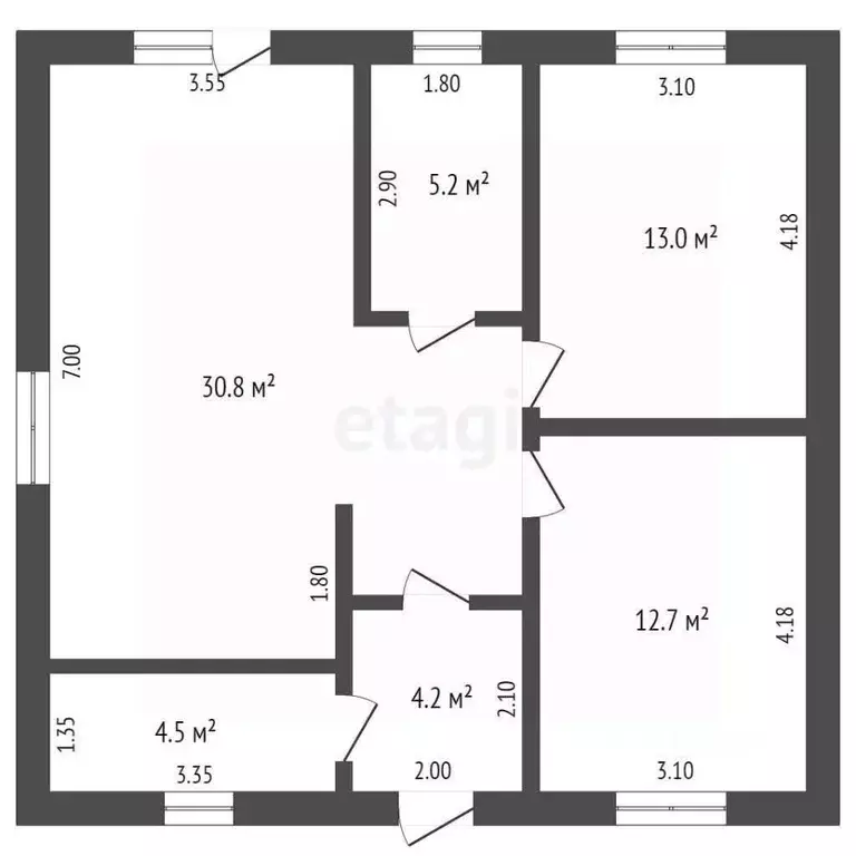 Дом в Тюменская область, Тюменский муниципальный округ, Новокаменский ... - Фото 2