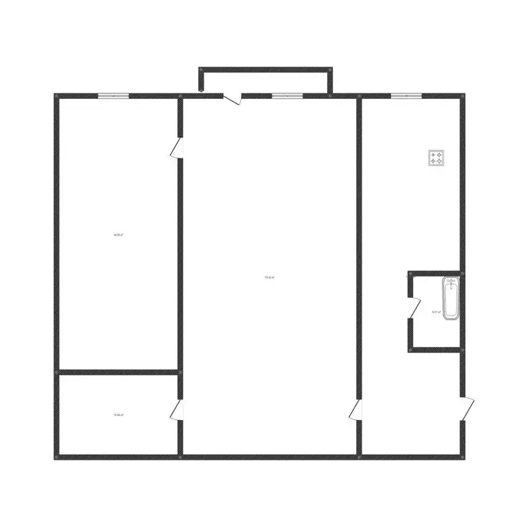 2-комнатная квартира: Ангарск, 8-й микрорайон, 96 (61.7 м) - Фото 1