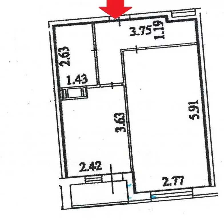 1-комнатная квартира: Никольское, Октябрьская улица, 15 (34.1 м) - Фото 1