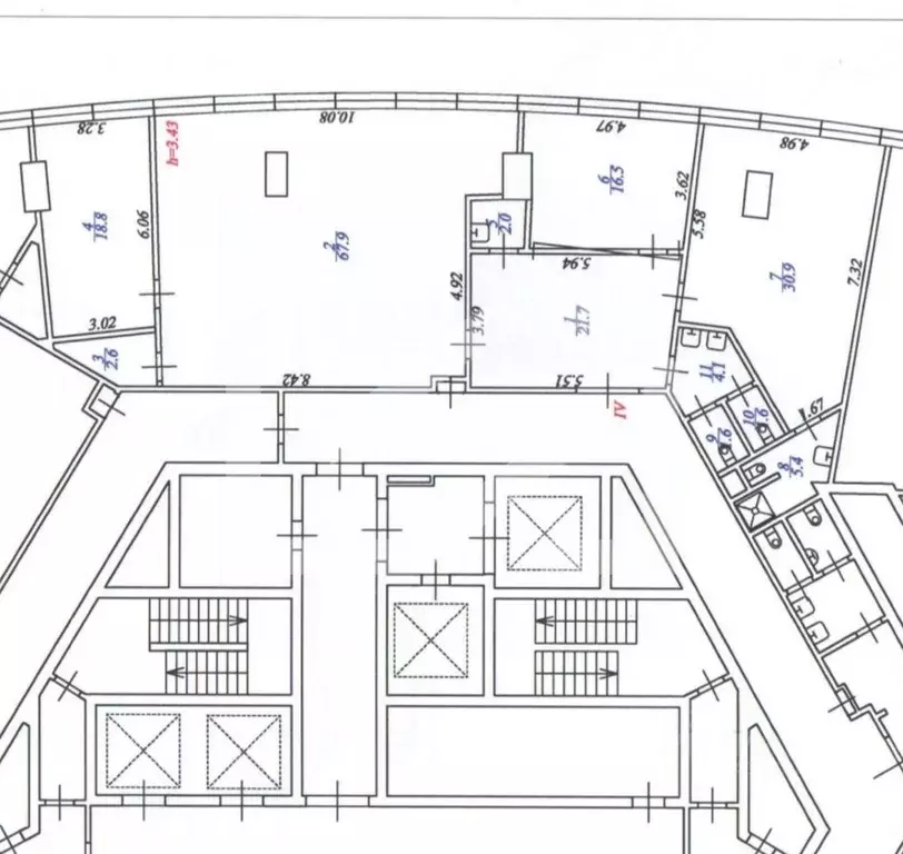 Помещение свободного назначения в Москва наб. Пресненская, 12 (200 м) - Фото 2
