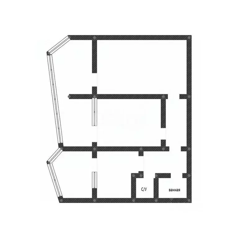 2-к кв. Воронежская область, Воронеж ул. Владимира Невского, 37 (56.3 ... - Фото 2