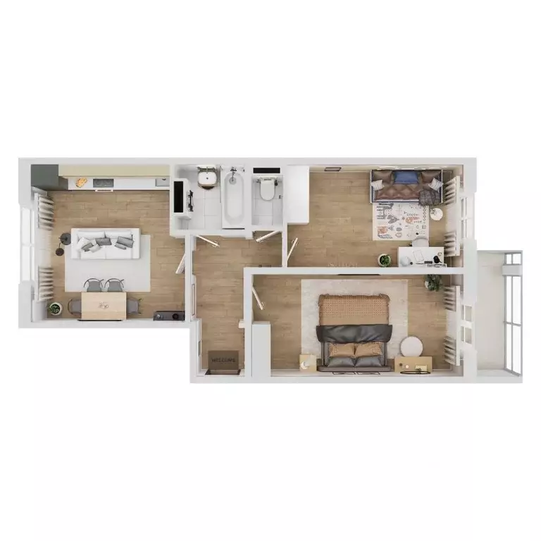 3-к кв. Свердловская область, Каменск-Уральский Октябрьский мкр,  ... - Фото 0