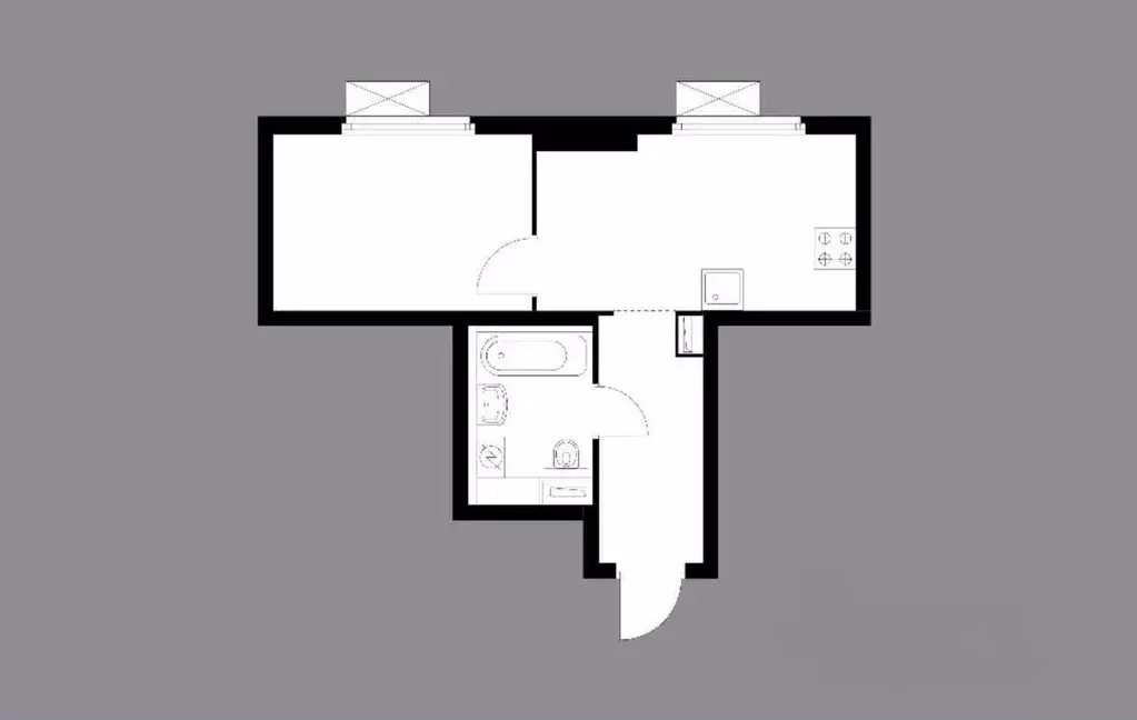 1-к кв. Москва Амурская ул., 2к1 (29.0 м) - Фото 1