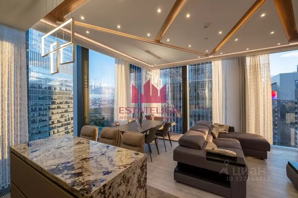 3-к кв. Москва 1-й Красногвардейский проезд, 22с2 (94.0 м) - Фото 1