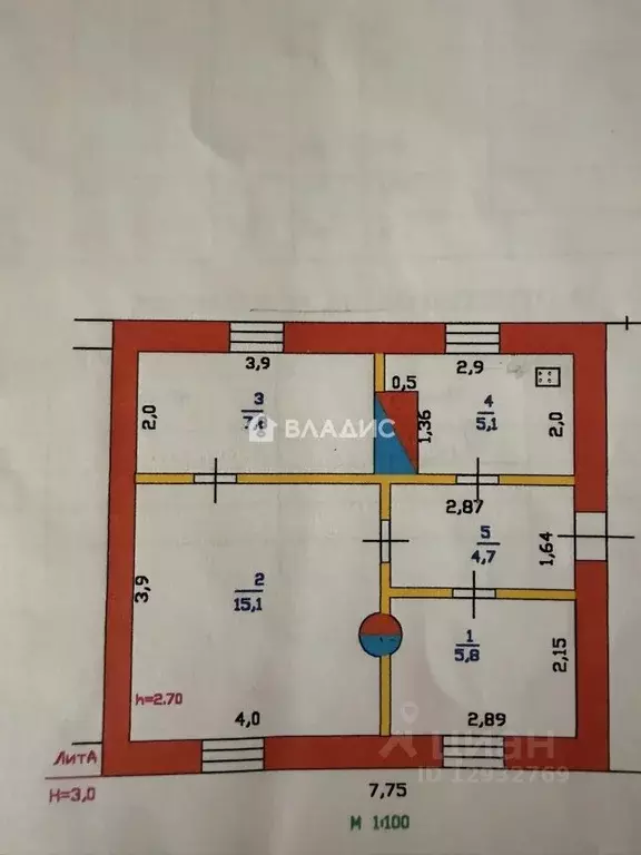 Таунхаус в Пензенская область, Никольск Первомайская ул., 20 (60 м) - Фото 2