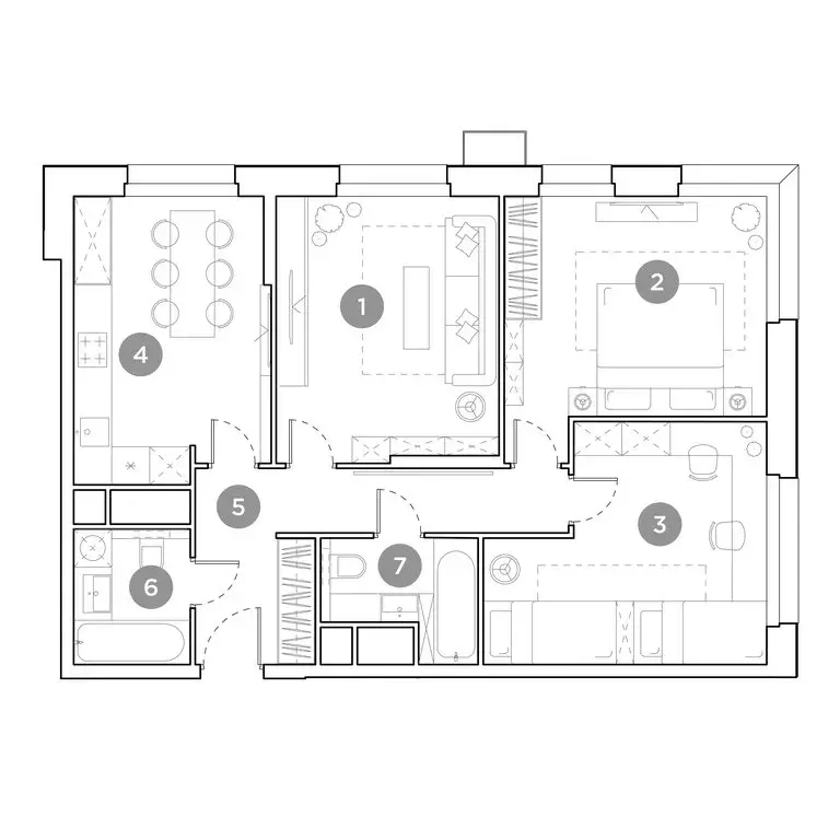 3-комнатная квартира: Люберцы, улица Гоголя, 3 (75.7 м) - Фото 2