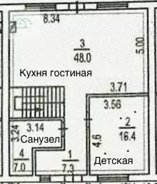 3-к. квартира, 140 м, 1/2 эт. - Фото 0