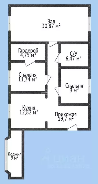 3-к кв. Дагестан, Махачкала ул. Абдулхакима Исмаилова, 23В (104.0 м) - Фото 2