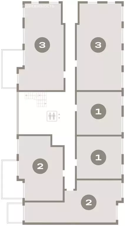 1-комнатная квартира: городской посёлок Новоселье, ЖК Брусника (43.37 ... - Фото 2