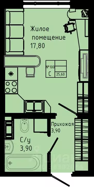 Студия Ленинградская область, Коммунар г. Гатчинский муниципальный ... - Фото 1