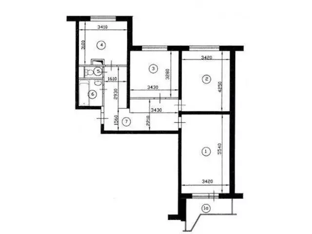 3-комнатная квартира: Москва, Таллинская улица, 20к1 (72 м) - Фото 1