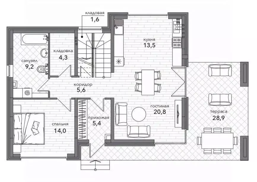 Коттедж в Краснодарский край, Краснодар Елизаветинская ст-ца, ул. ... - Фото 2