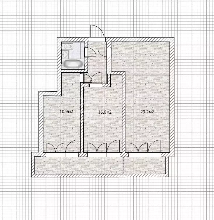 2-к кв. Алтайский край, Бийск Советская ул., 189/5 (64.4 м) - Фото 2