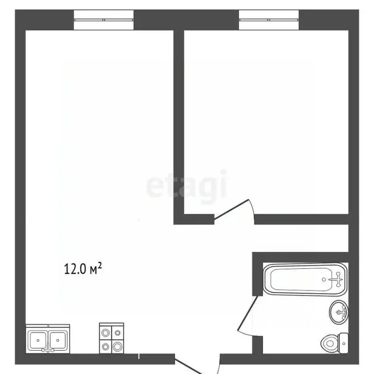 1-к кв. Ставропольский край, Пятигорск ул. Нежнова (39.0 м) - Фото 1