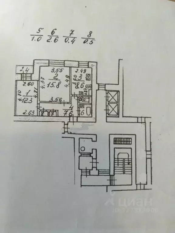 2-к кв. Санкт-Петербург, Санкт-Петербург, Кронштадт Кронштадтское ш., ... - Фото 1