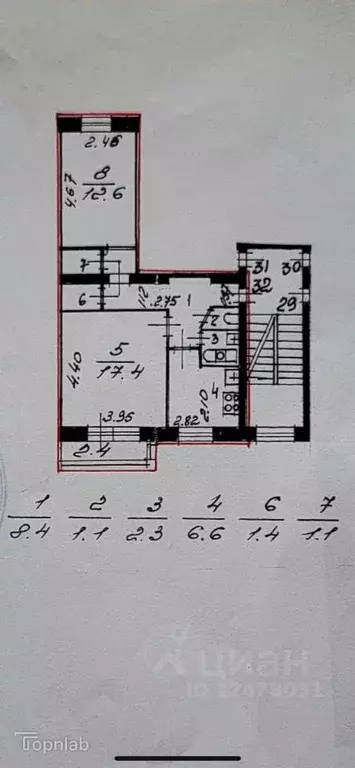 2-к кв. Санкт-Петербург ул. Дудко, 33 (50.9 м) - Фото 2