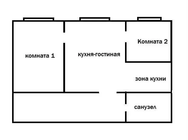 2-к кв. Новосибирская область, Новосибирск просп. Дзержинского, 69 ... - Фото 0