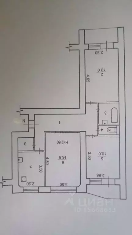 3-к кв. Волгоградская область, Волгоград ул. Академика Павлова, 12 ... - Фото 2