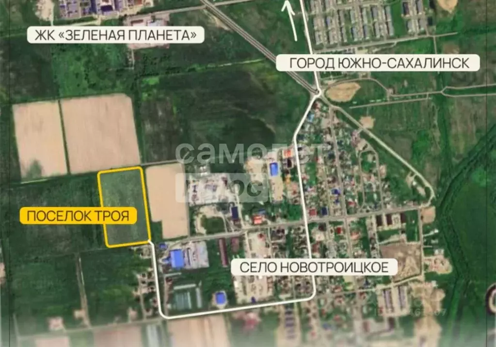 Участок в Сахалинская область, Анивский городской округ, с. ... - Фото 1