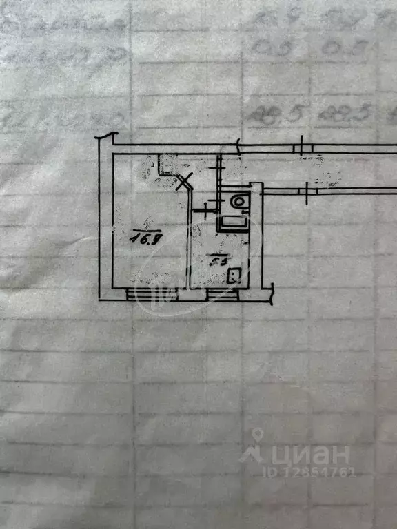 1-к кв. Калужская область, Калуга ул. 5-я Линия, 1к1 (28.3 м) - Фото 2
