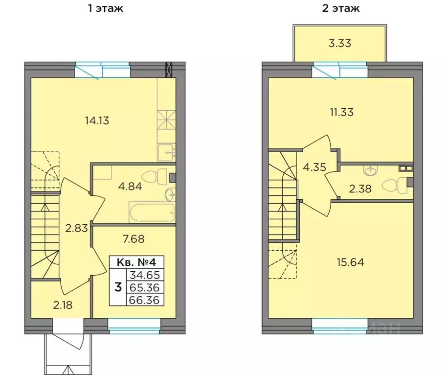 Таунхаус в Ленинградская область, Тосненский район, Федоровское ... - Фото 1