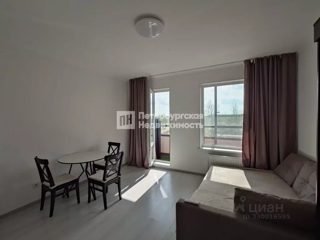 Студия Санкт-Петербург ул. Меридианная, 8 (23.8 м) - Фото 1