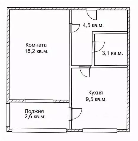 1-к кв. Крым, Симферополь бул. Ленина, 12А (38.0 м) - Фото 2