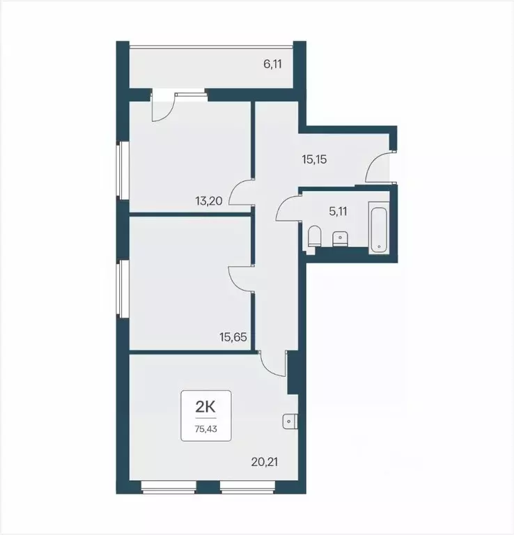 3-к кв. Новосибирская область, Новосибирск Красный просп., 180 (74.6 ... - Фото 1