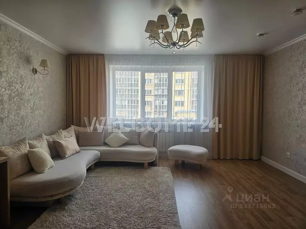 2-к кв. Чувашия, Чебоксары Университетская ул., 38к4 (83.0 м) - Фото 1