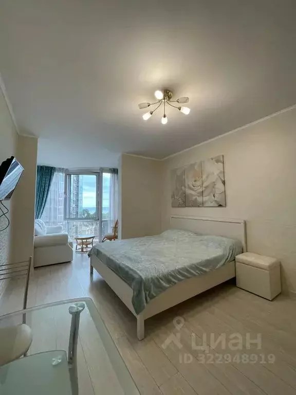 Студия Краснодарский край, Сочи Курортный просп., 75Д (35.0 м) - Фото 1