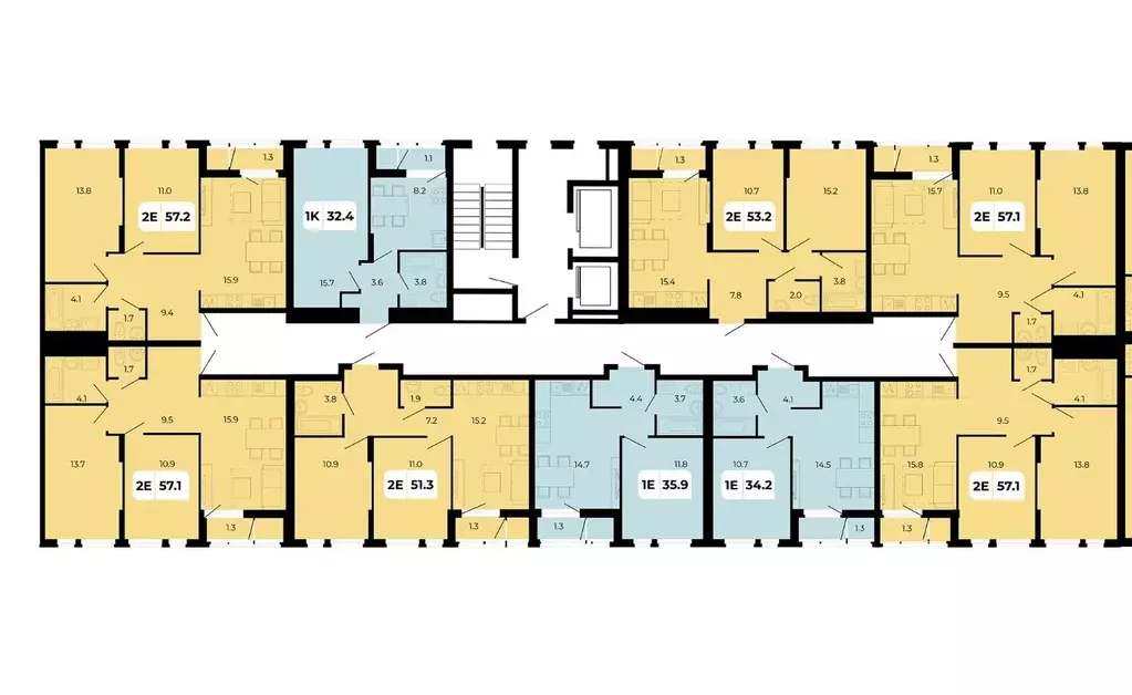 2-к кв. Ростовская область, Аксайский район, Щепкинское с/пос, пос. ... - Фото 2