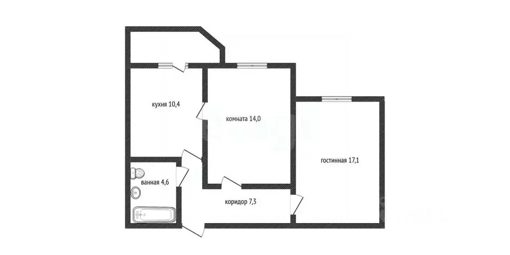 2-к кв. Краснодарский край, Краснодар ул. Героев-Разведчиков, 23/1 ... - Фото 2
