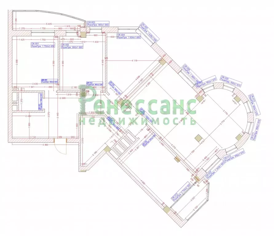 3-к кв. Брянская область, Брянск Московский мкр, 60 (138.0 м) - Фото 1