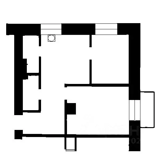 2-к кв. Нижегородская область, Нижний Новгород просп. Гагарина, 17 ... - Фото 2