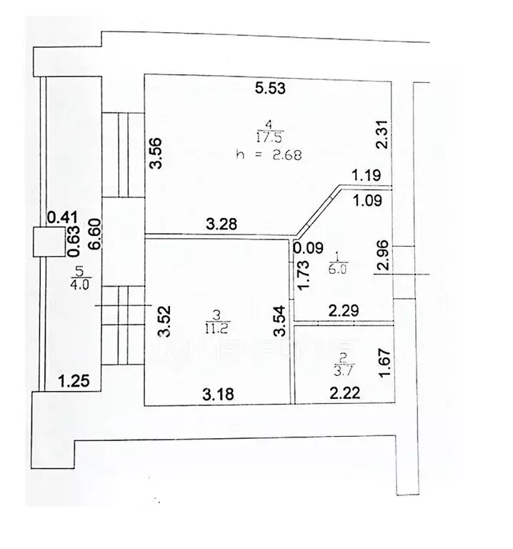 1-к кв. Татарстан, Казань ул. Энергетиков, 9 (38.4 м) - Фото 2